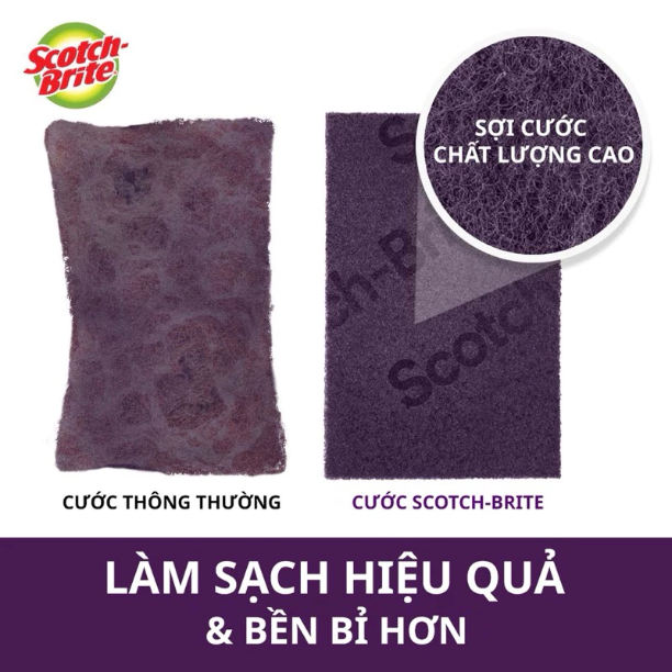 Cước cọ rửa mạnh hơn inox 7447 - 150x100mm - Gói 4, , large image number 2